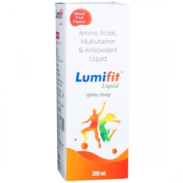 Lumifit Sugar Free Mixed Fruit Flavour Liquid 200 ml