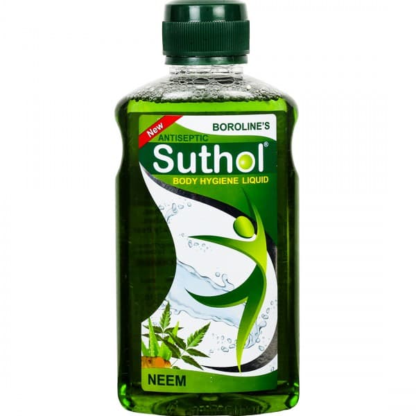 Boroline's Suthol Antiseptic Body Hygiene Liquid Neem 200 ml