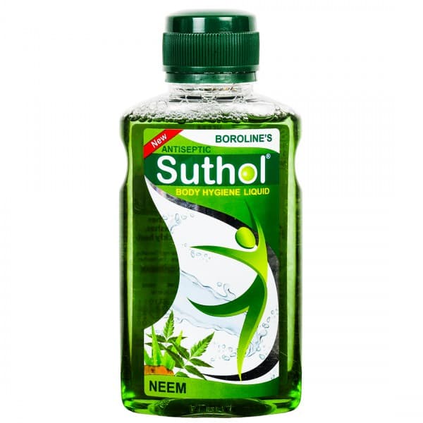 Boroline's Suthol Antiseptic Body Hygiene Liquid Neem 100 ml