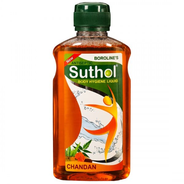 Boroline's Suthol Antiseptic Body Hygiene Liquid Chandan 200 ml