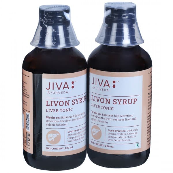 Jiva Ayurveda Livon Syrup Liver Tonic 2 x 200 ml