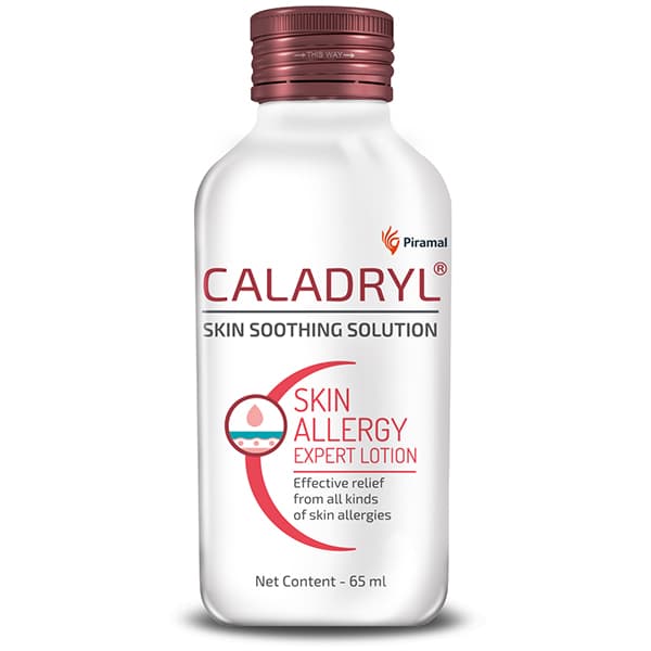 Caladryl Skin Allergy Expert Lotion For Relief From Skin Rashes Sunburn Prickly Heat Insect Bites 65 ml