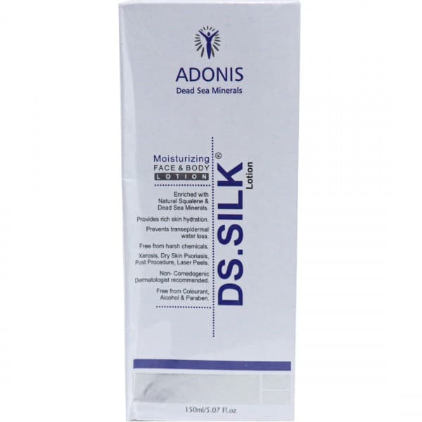 Adonis Dead Sea Minerals Ds Silk Moisturizing Face & Body Lotion 150 ml