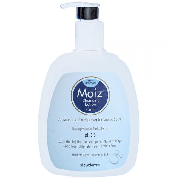 Moiz Cleansing Lotion All Season Daily Cleanser For Face And Body 400 ml