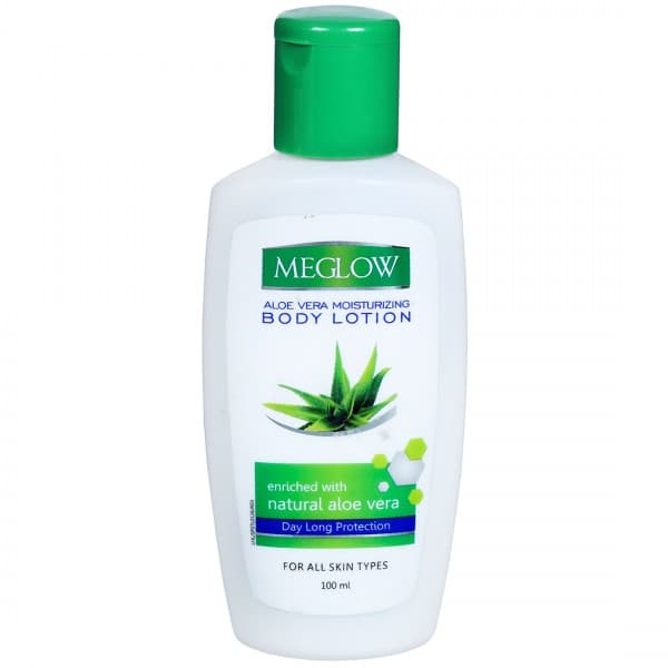 Meglow Aloevera Moisturizing Body Lotion 100 ml