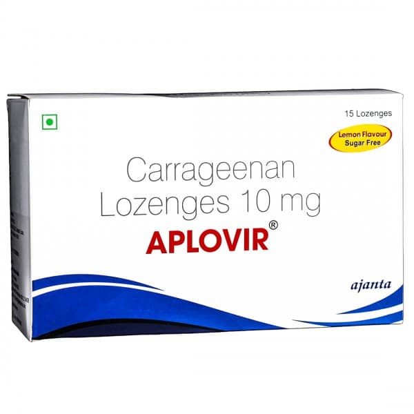 Aplovir Sugar Free Lemon Flavour 15 Lozenges