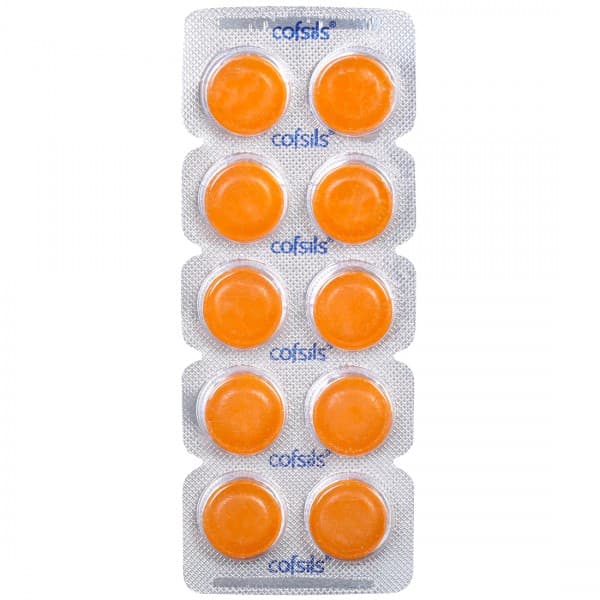 Cofsils Orange Lozenges Pack Of 10