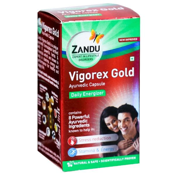 Zandu Vigorex Gold Ayurvedic 20 Capsules