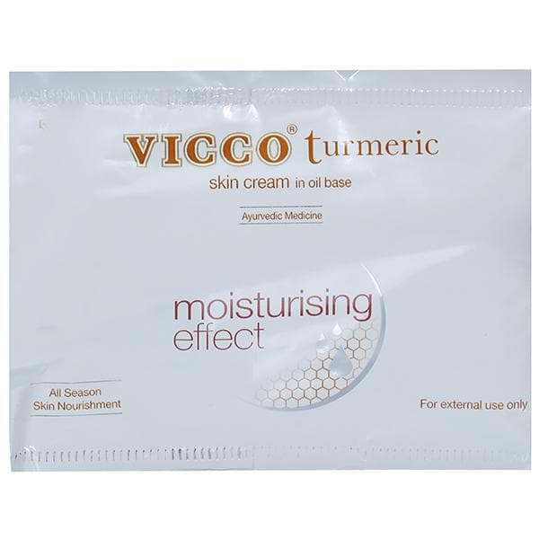 Vicco Turmeric Moisturising Effect Skin Cream In Oil Base 7 g