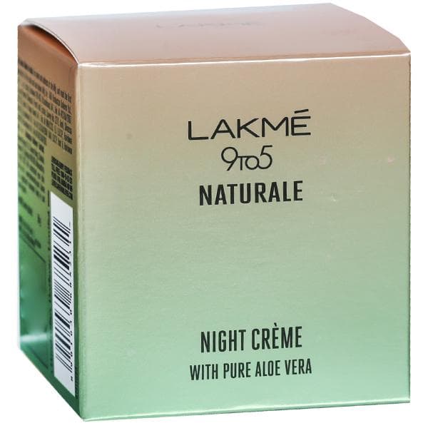 Lakme 9 To 5 Naturale Night Creme with Pure Aloe Vera 50 g