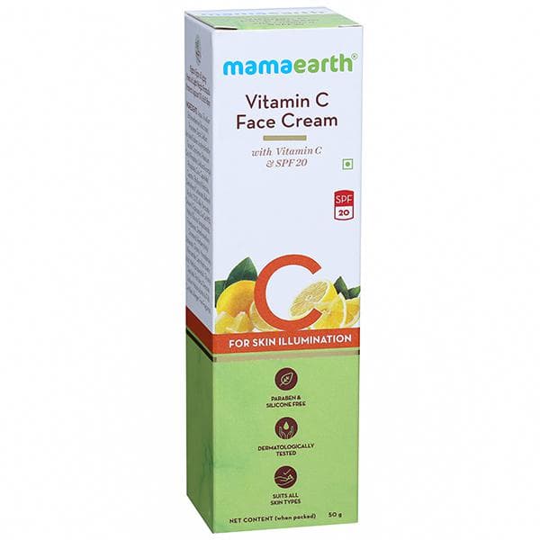 Mamaearth Vitamin C Spf 20 Face Cream 50 g