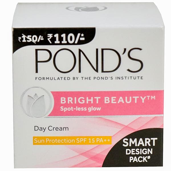 Ponds Bright Beauty Spot-Less Glow Spf 15 PA++ Day Cream (Off Rs 40) 35 g