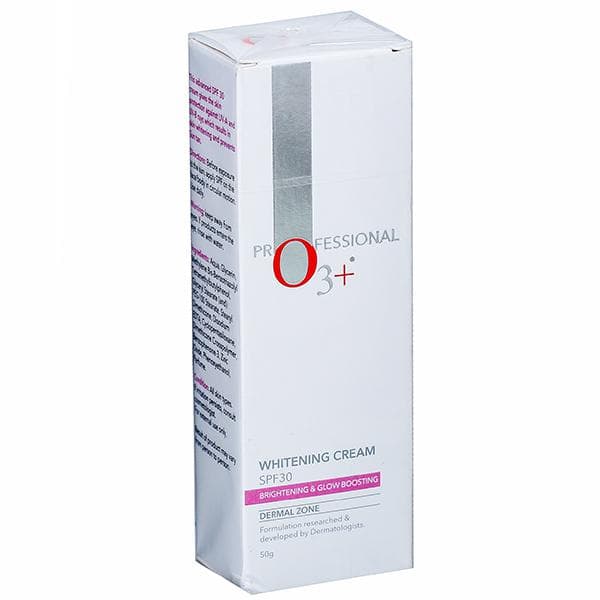 O3+ Professional Whitening Cream Spf 30 for Brightening & Glow Boosting 50 g