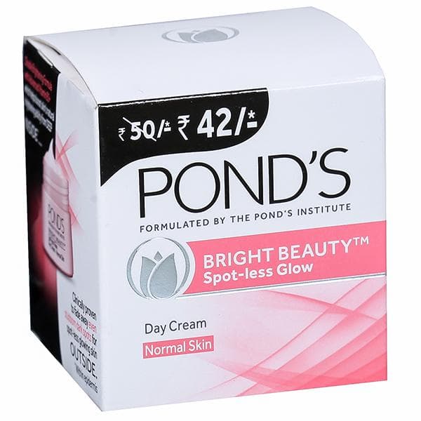 Ponds Bright Beauty Spot-Less Glow Day Cream (Off Rs 8) 15 g