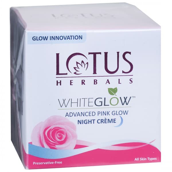 Lotus Herbals Whiteglow Advanced Pink Glow Night Creme 50 g