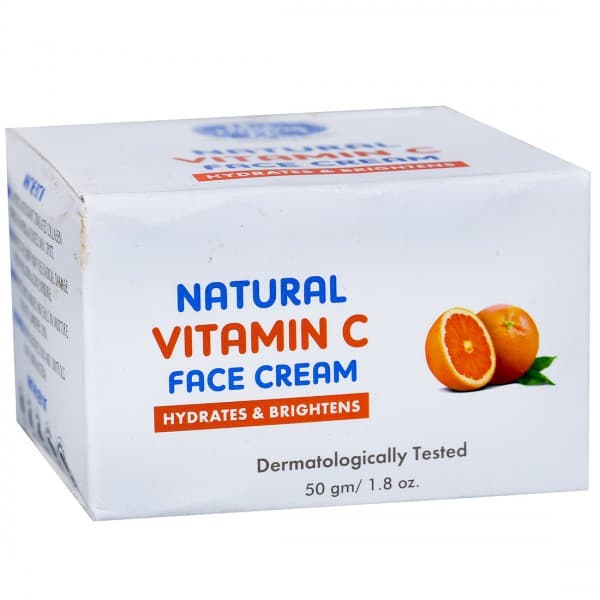 The Moms Co. Natural Vitamin C Face Cream Hydrates & Brightens 50 g