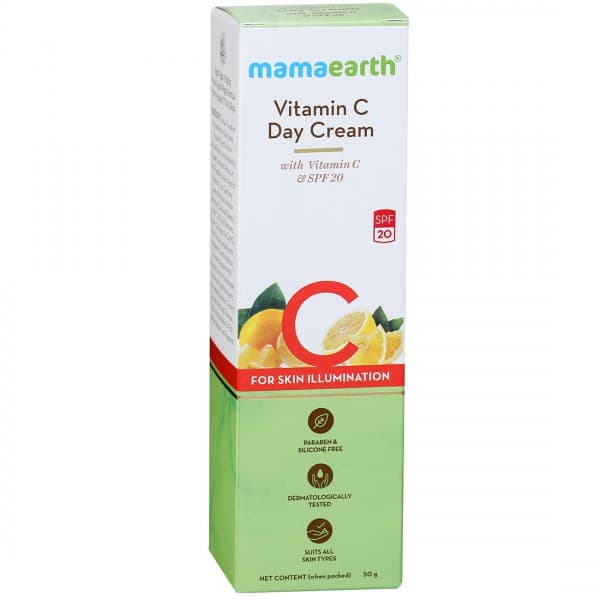 Mamaearth Vitamin C & Spf 20 Day Cream 50 g