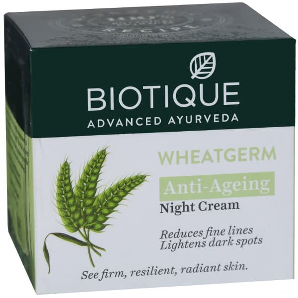 Biotique Wheatgerm Anti Ageing Night Cream 50 g