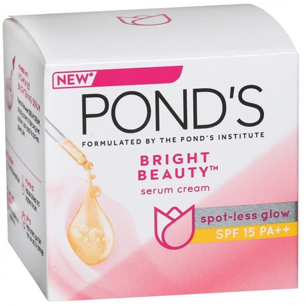 Ponds Bright Beauty Spot-Less Glow Spf 15 PA++ Serum Cream 35 g