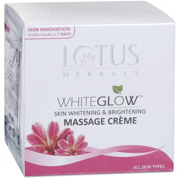 Lotus Herbals Whiteglow Skin Whitening & Brightening Massage Creme 60 g