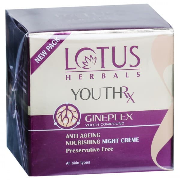Lotus Herbals YouthRx Gineplex Anti Ageing Nourishing Night Creme 30 g
