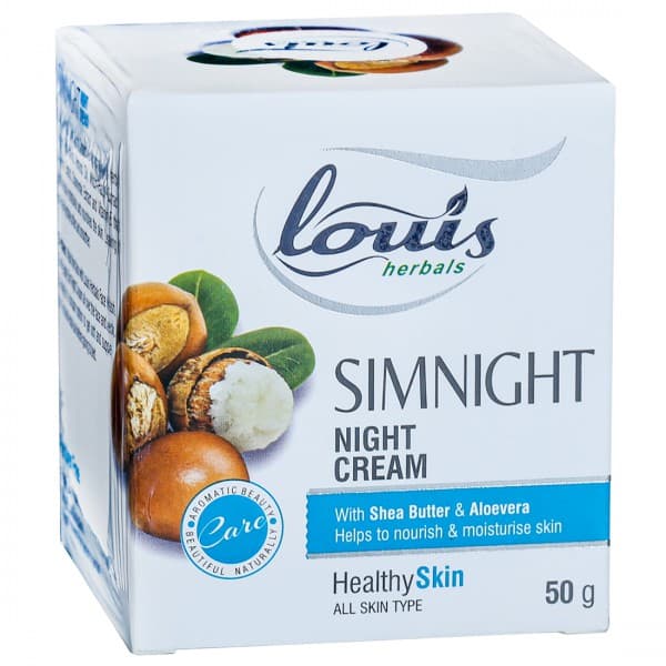 Louis Herbals Simnight Night Cream with Shea Butter & Aloevera 50 g