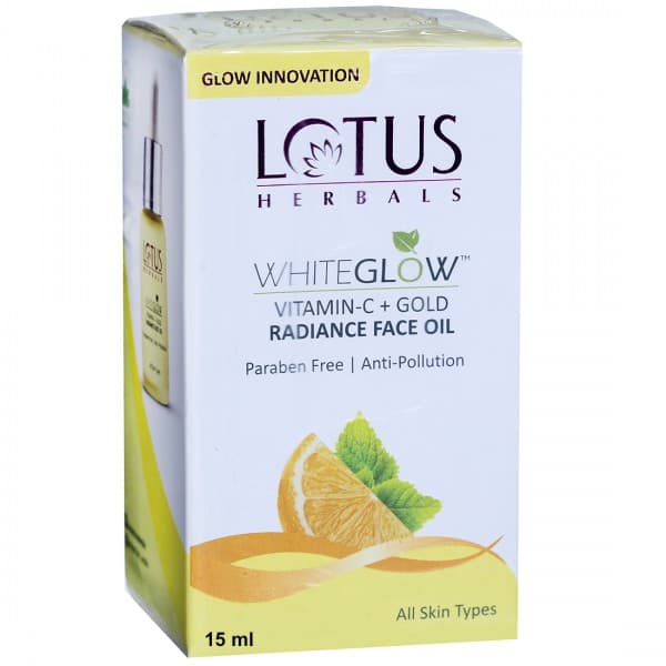 Lotus Herbals Whiteglow Vitamin C + Gold Radiance Face Oil 15 ml