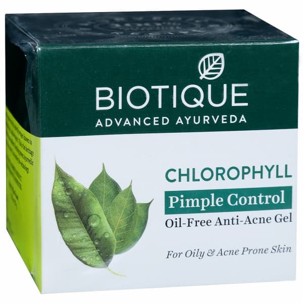 Biotique Chlorophyll Pimple Control Oil Free Anti Acne Gel 50 g