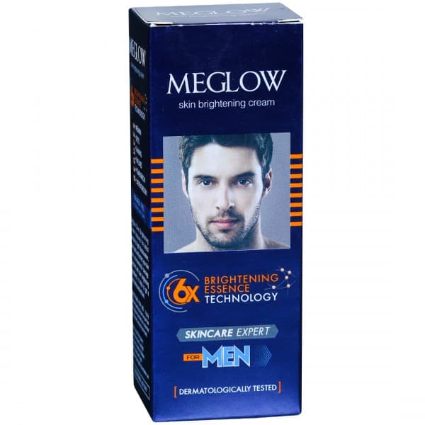Meglow Skin Brightening Cream for Men 6x Brightening Essence Technology 15 g