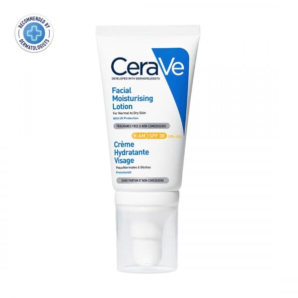 CeraVe Facial Moisturising Lotion AM Spf 30 UVB+UVA for Normal to Dry Skin 52 ml