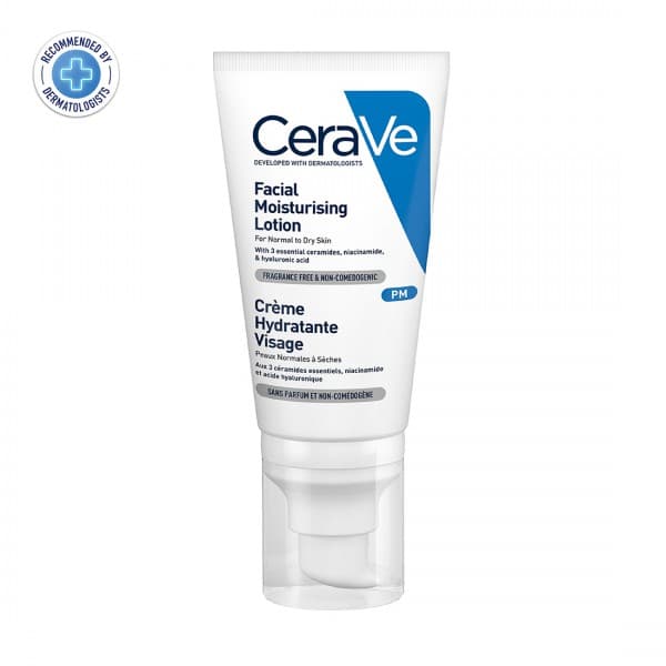 CeraVe Facial Moisturising Lotion PM for Normal to Dry Skin 52 ml