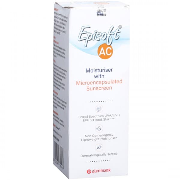Episoft AC Moisturiser with SPF 30 Microencapsulated Sunscreen 125 g