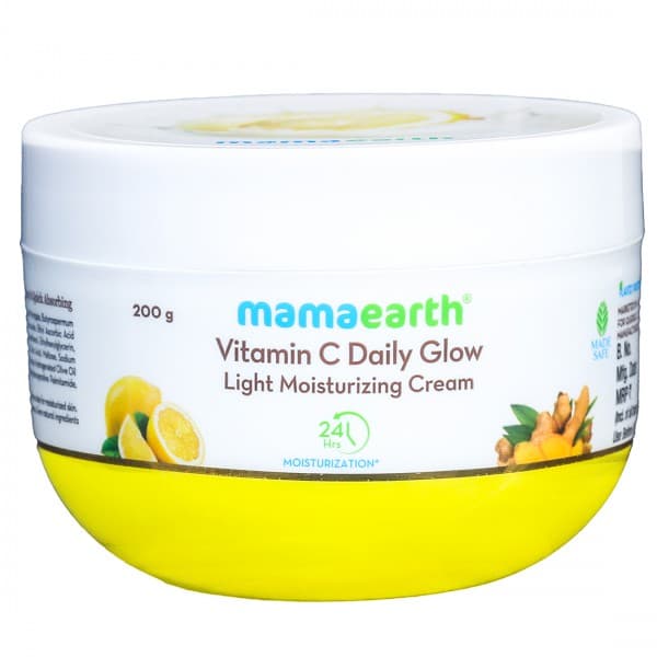 Mamaearth Vitamin C Daily Glow Light Moisturizing Cream 200 g