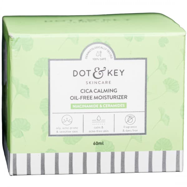 Dot & Key Cica Calming Oil Free Moisturizer With Niacinamide & Ceramides 60 ml