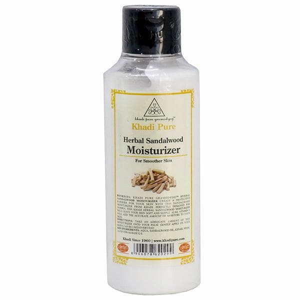 Khadi Pure Herbal Sandalwood Moisturizer 210 ml