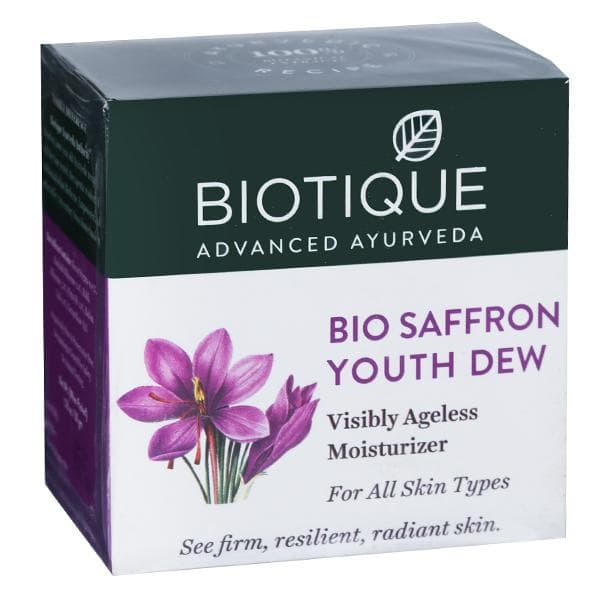 Biotique Bio Saffron Youth Dew Visibly Ageless Moisturizer 50 g
