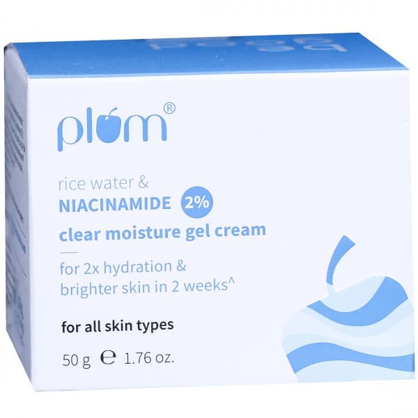 Plum Rice Water & Niacinamide 2% Clear Moisture Gel Cream 50 g