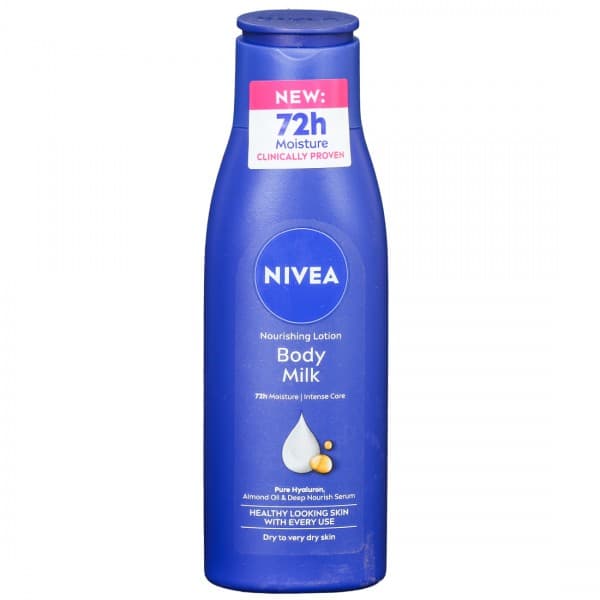 Nivea Body Milk Dry To Very Dry Skin 72h Moisture Nourishing Lotion 75 ml