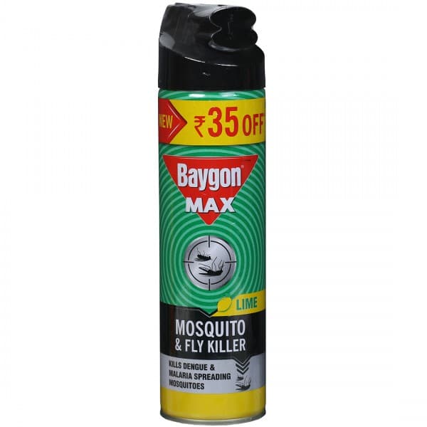Baygon Max Mosquito & Fly Killer Lime (Rs 35 off) 400 ml