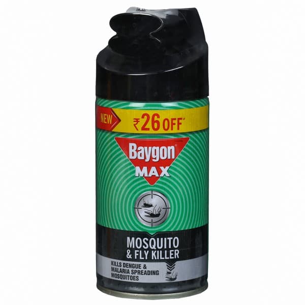 Baygon Max Mosquito & Fly Killer (Rs 26 off) 200 ml