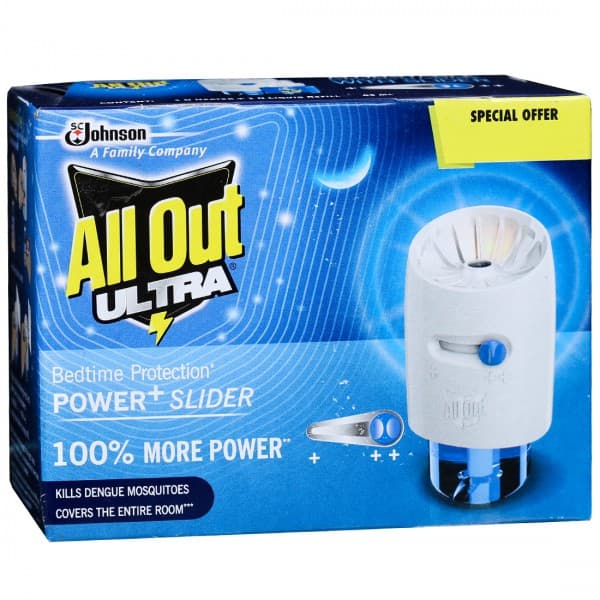 All Out Ultra Power+ Liquid Vaporizer & Slider Heater Refill 45 ml