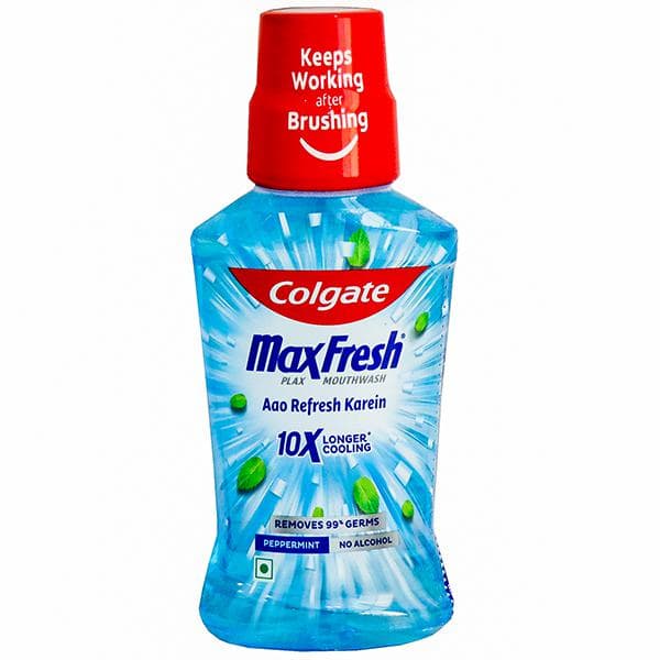 Colgate MaxFresh Plax Peppermint Mouthwash 250 ml