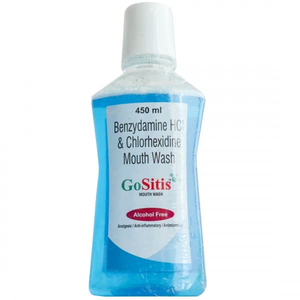 Gositis Alcohol Free Mouth Wash 450 ml