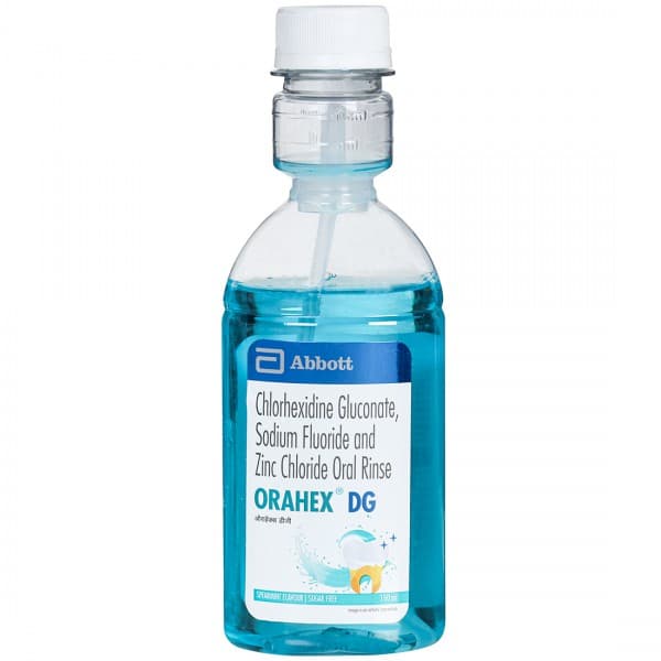 Orahex DG (Spearmint Flavour) Sugar Free Oral Rinse 150 ml
