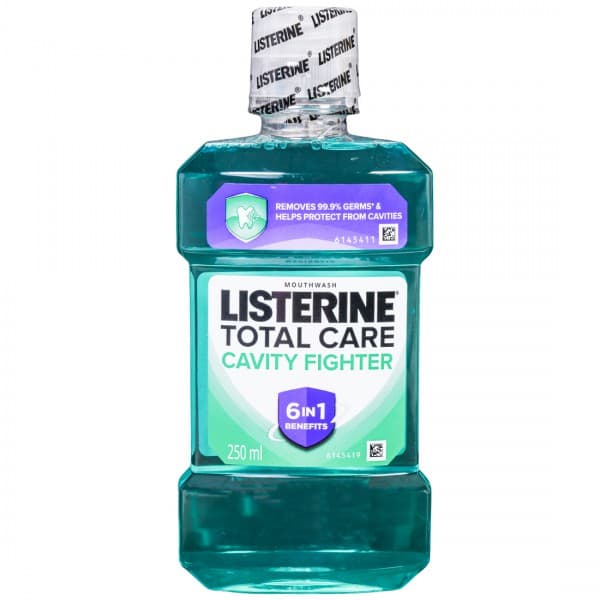 Listerine Total Care Cavity Fighter Mouthwash 250 ml