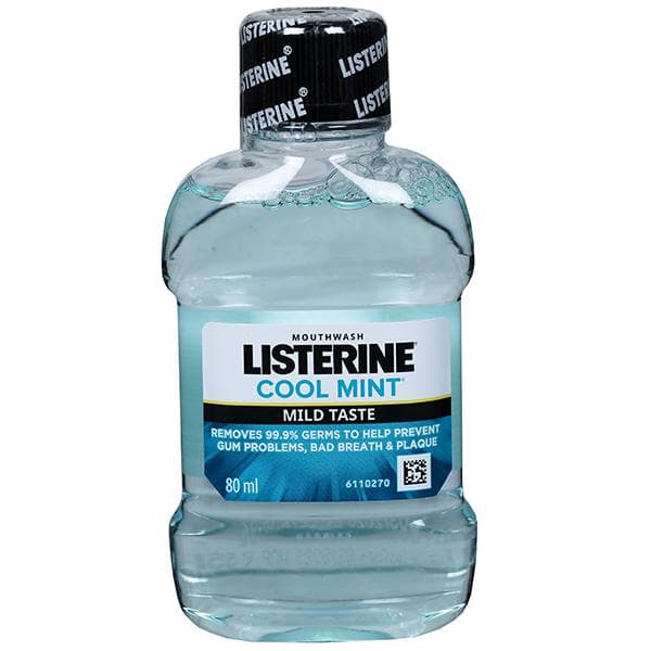 Listerine Coolmint Mild Taste Mouthwash 80 ml
