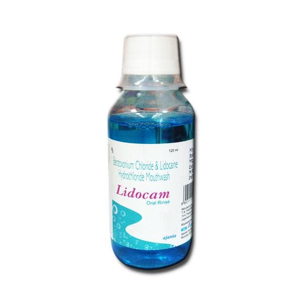 Lidocam Mouth Wash 120 ml