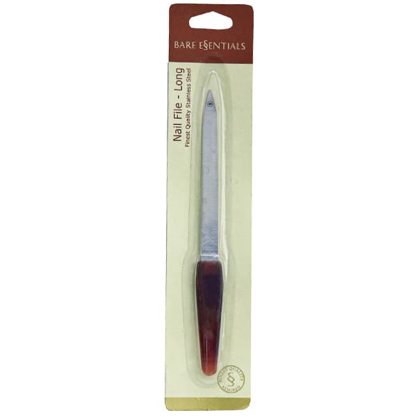 Bare Essentials Nail File Long Double Sided Mp-06