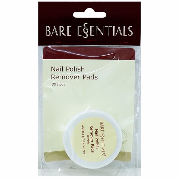 Bare Essentials Nail Polish Remover Pads Mp-20 Pack Of 30