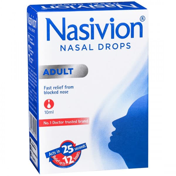 Nasivion Adult Nasal Drop 10 ml